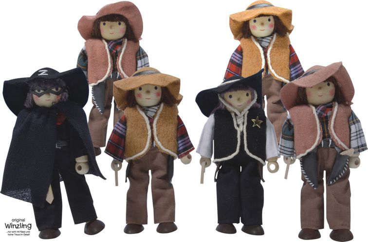 Winzling-Set Wild West 6 Teile